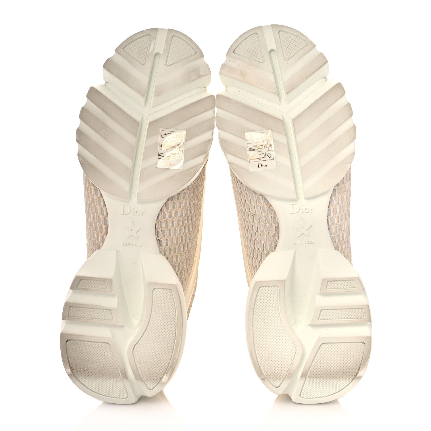 Christian Dior Mesh D-Connect Sneakers 39 Gold 6 of 10