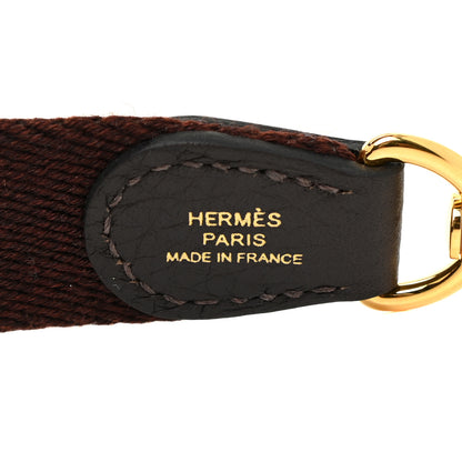 Hermes Taurillon Clemence Amazone Evelyne TPM Ebene Havane 10 of 10