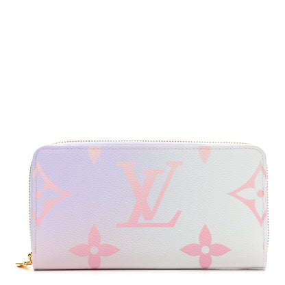 Louis Vuitton Monogram Giant Spring In The City Zippy Wallet Sunrise Pastel 1 of 7