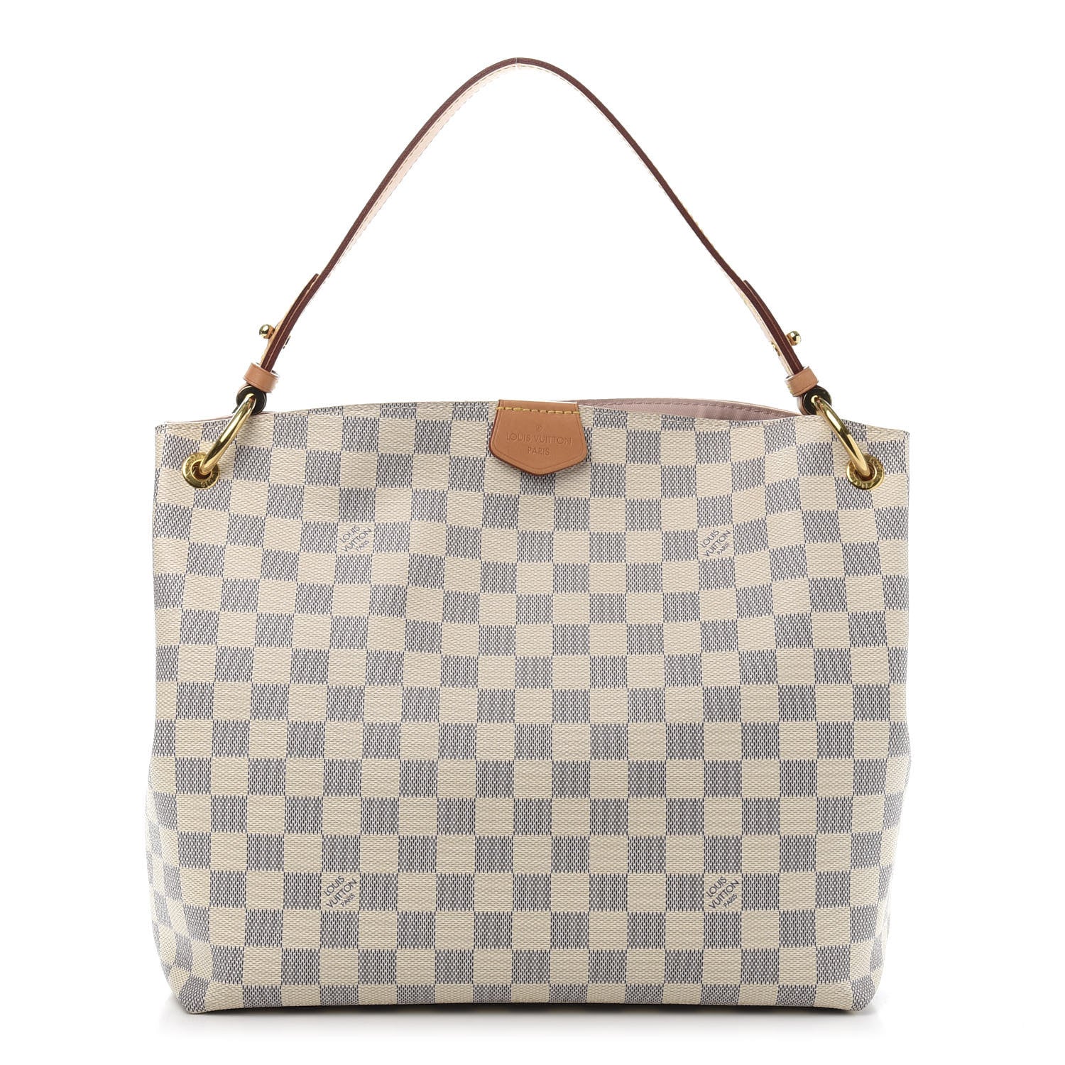 Louis Vuitton Damier Azur Graceful PM Rose Ballerine 1 of 11