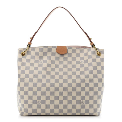 Louis Vuitton Damier Azur Graceful PM Rose Ballerine 1 of 11