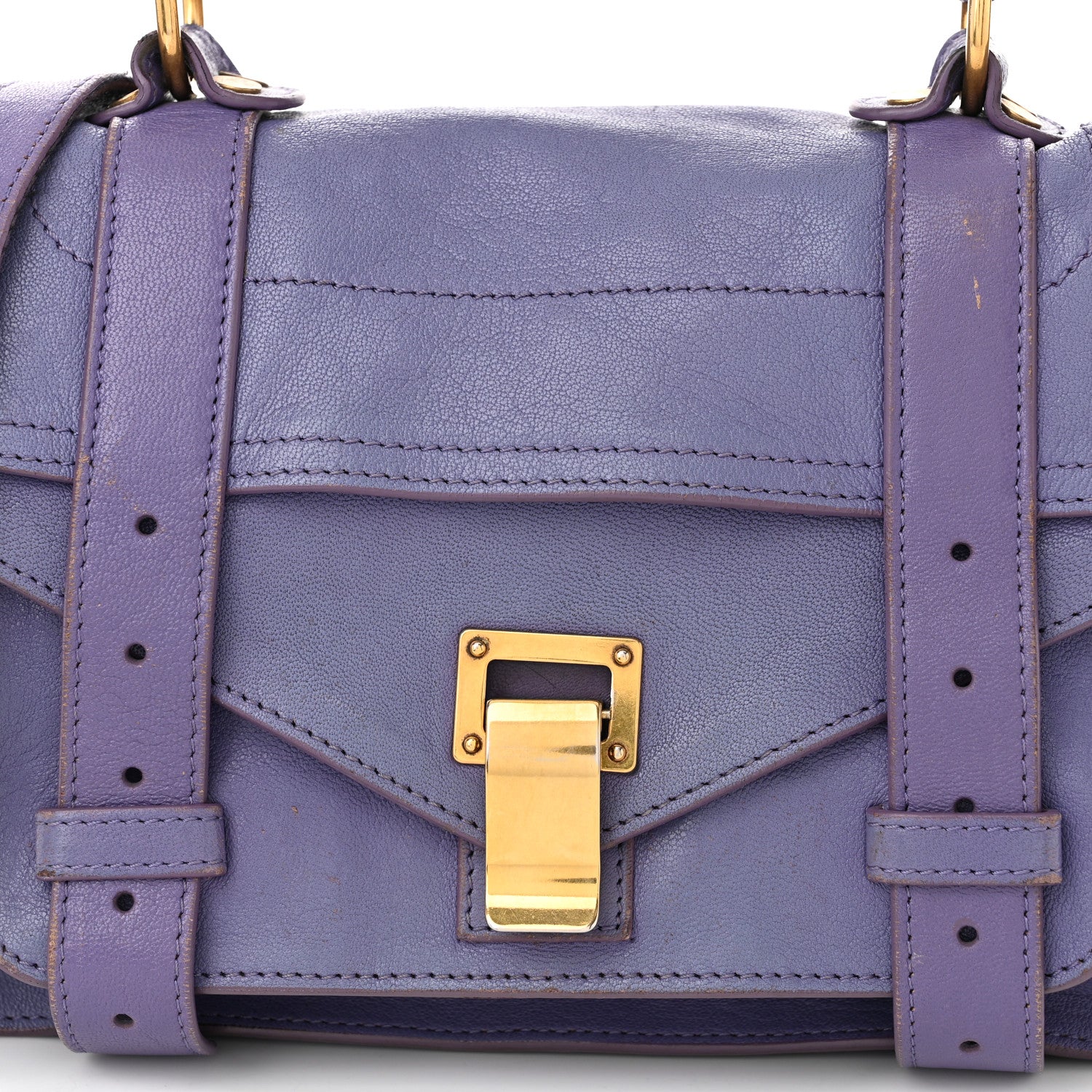 Proenza Schouler Lambskin Tiny PS1 Satchel Berry 8 of 12