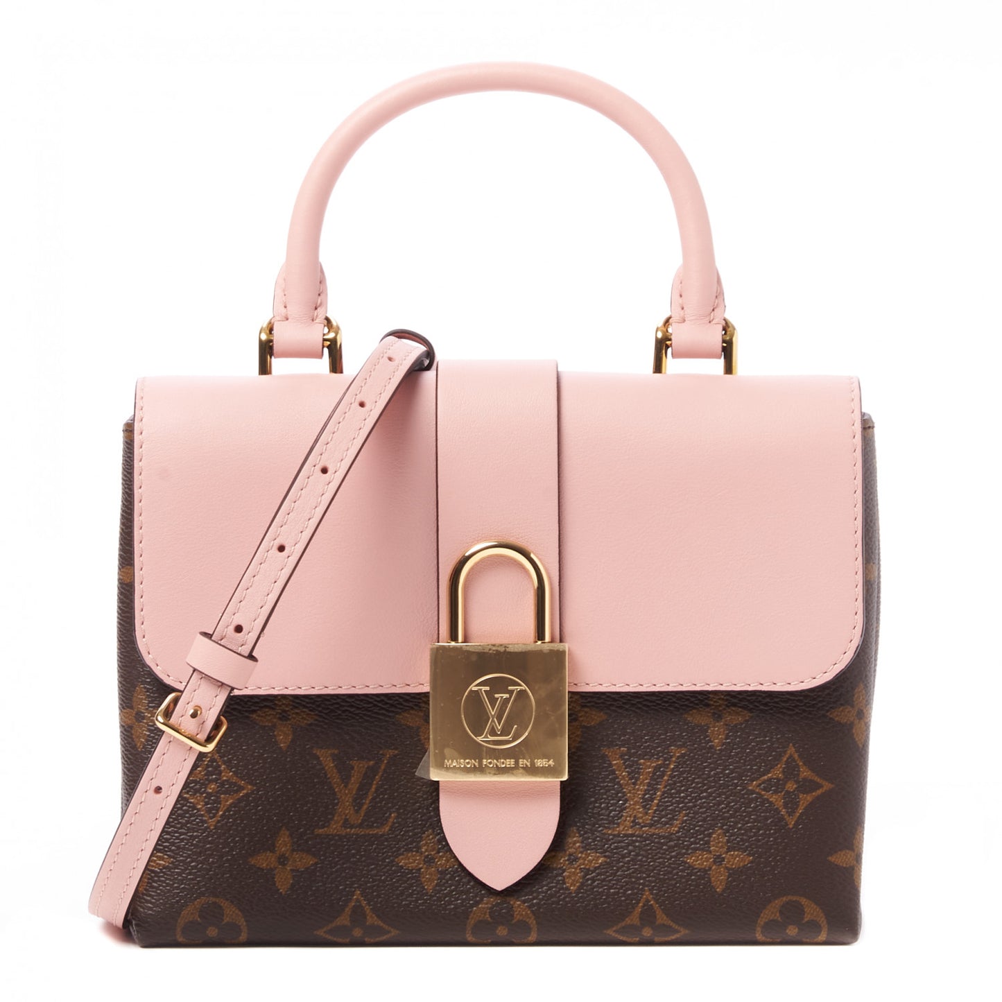 Monogram Locky BB Rose Poudre
