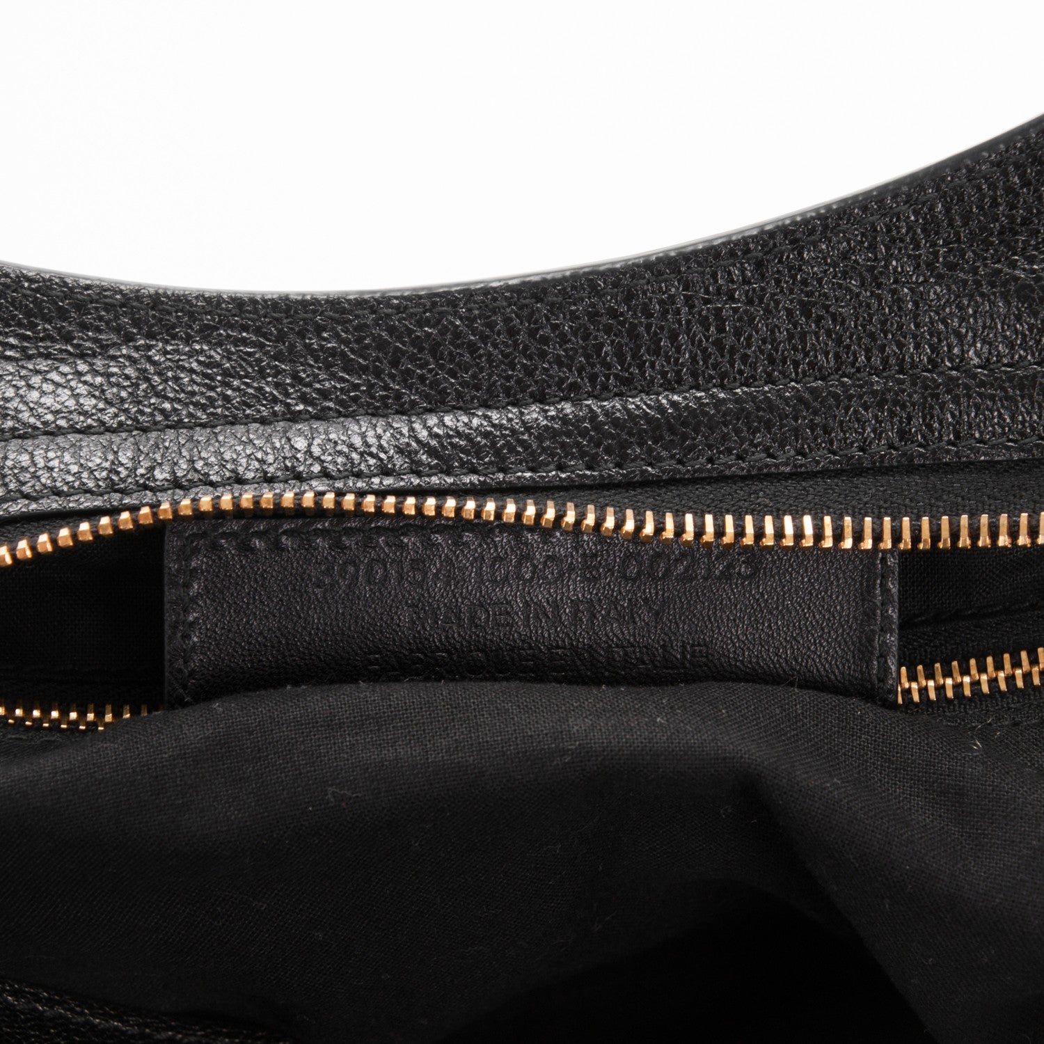 Balenciaga Chevre Gold Metallic Edge Hardware City Black 8 of 8