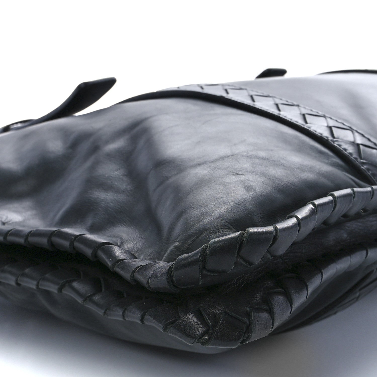 Bottega Veneta Calfskin Intrecciato Briefcase Black 11 of 12