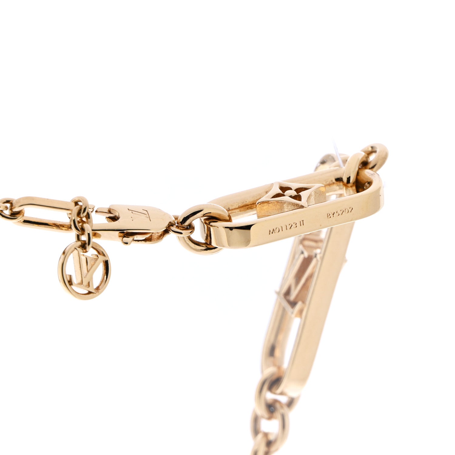 Louis Vuitton Metal My LV Chain Necklace Gold 6 of 7