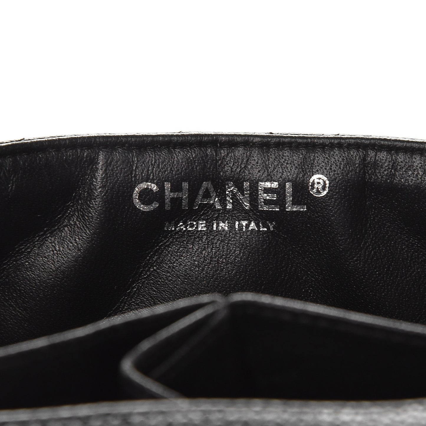 Caviar Quilted East West Flap Black