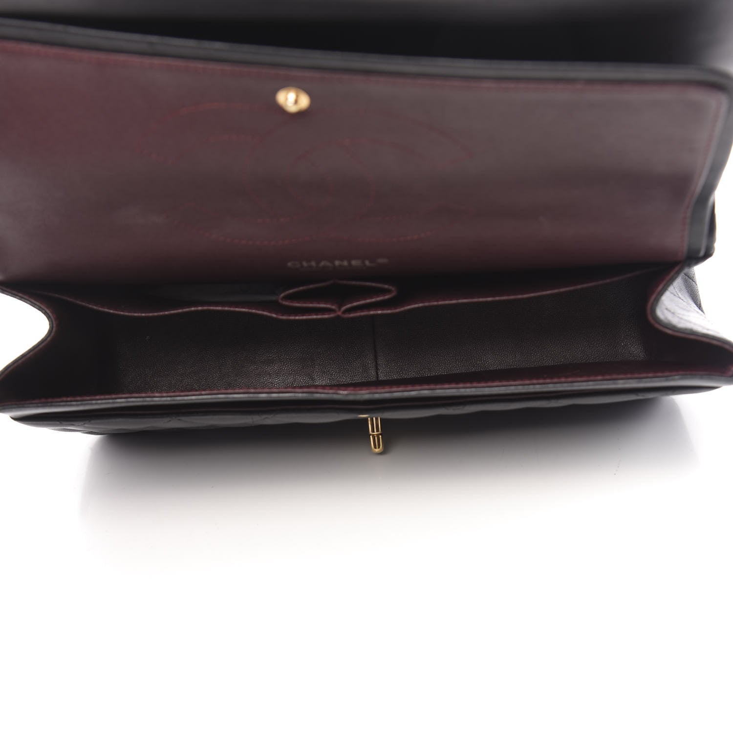 Chanel Lambskin Quilted Jumbo Double Flap Black 5 of 19