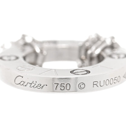 Cartier 18K White Gold Diamond LOVE Bracelet 3 of 4