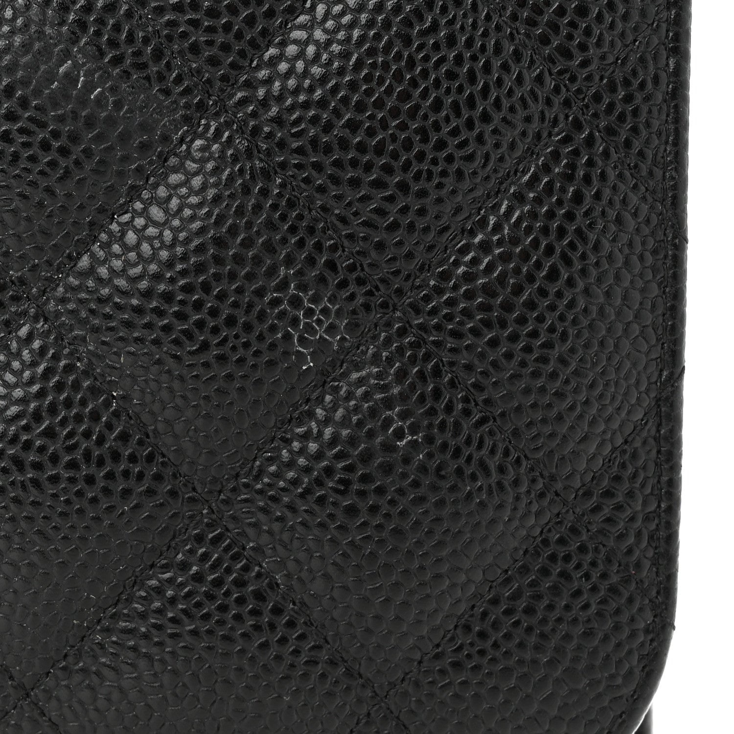 Chanel Caviar Quilted Jumbo Double Flap Black 11 of 12