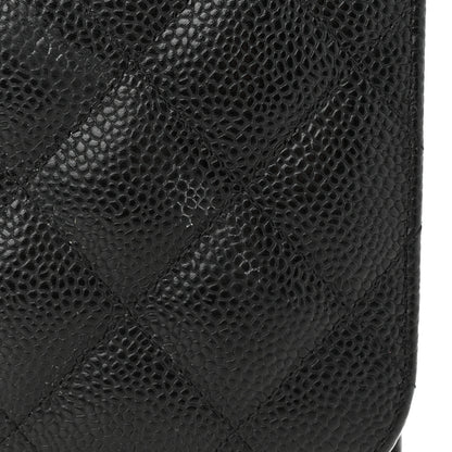 Chanel Caviar Quilted Jumbo Double Flap Black 11 of 12