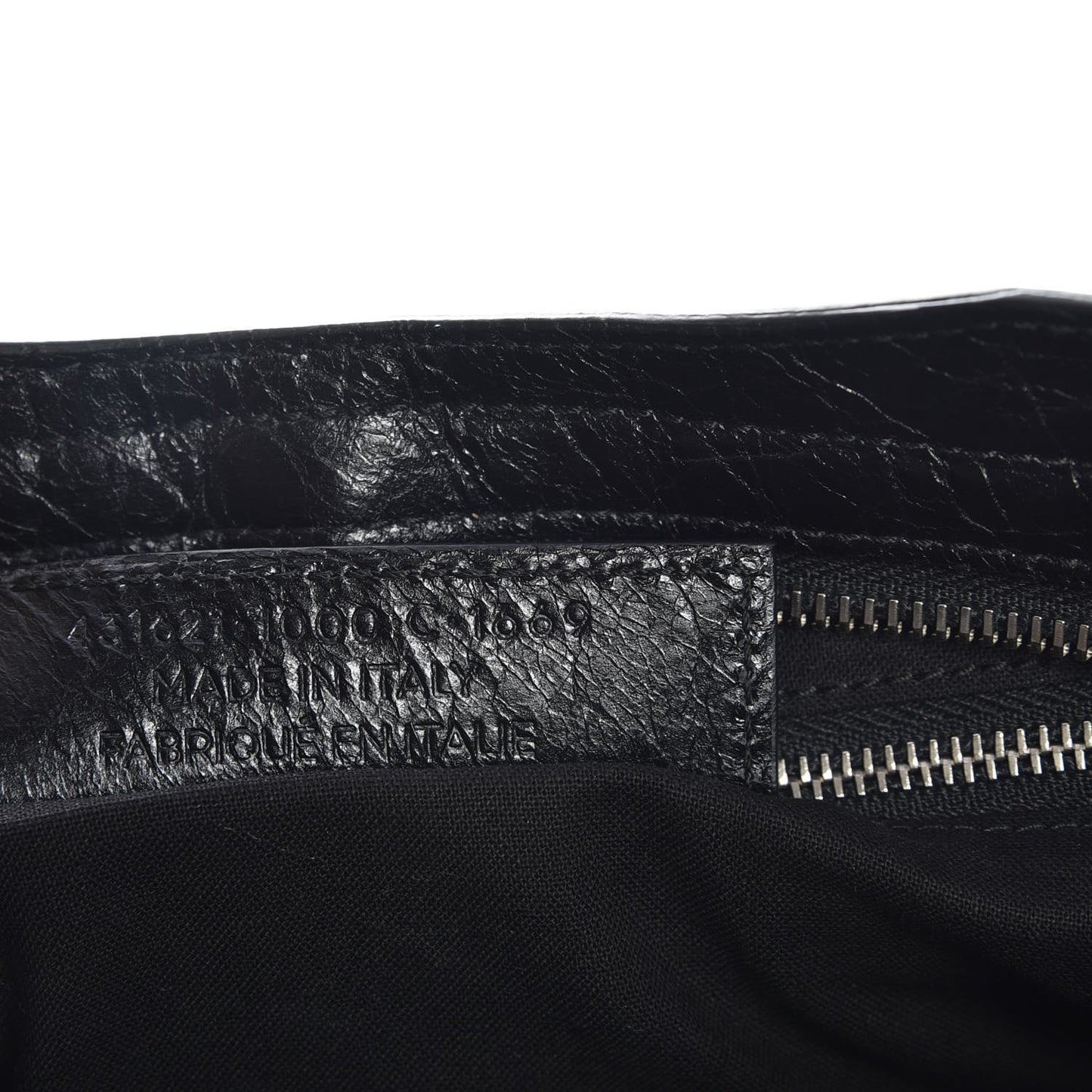 Agneau Classic Silver Hardware S City Black