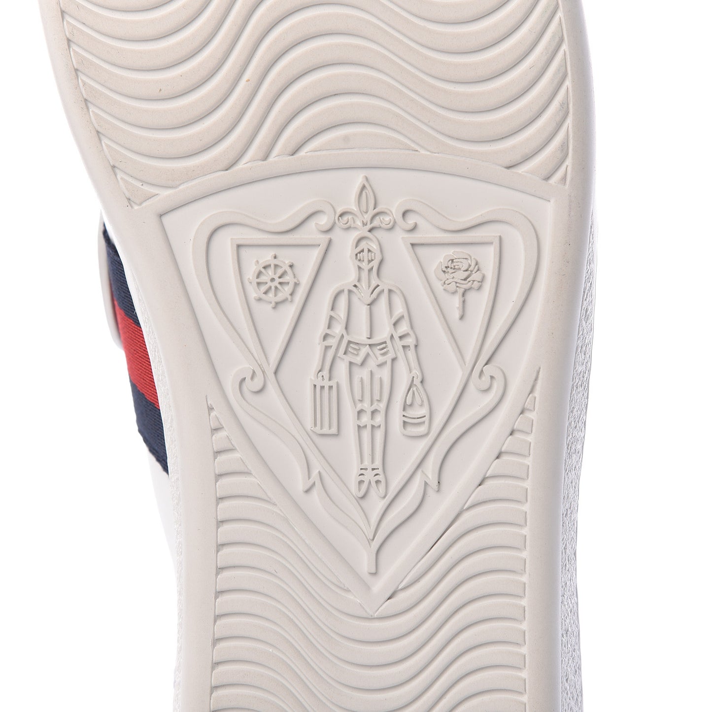 Calfskin Ayers Web Dagger Embroidered Womens Ace Sneakers 40 White