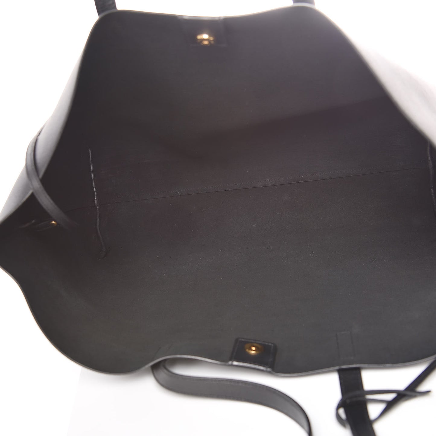 Calfskin Large Shopping Tote Black