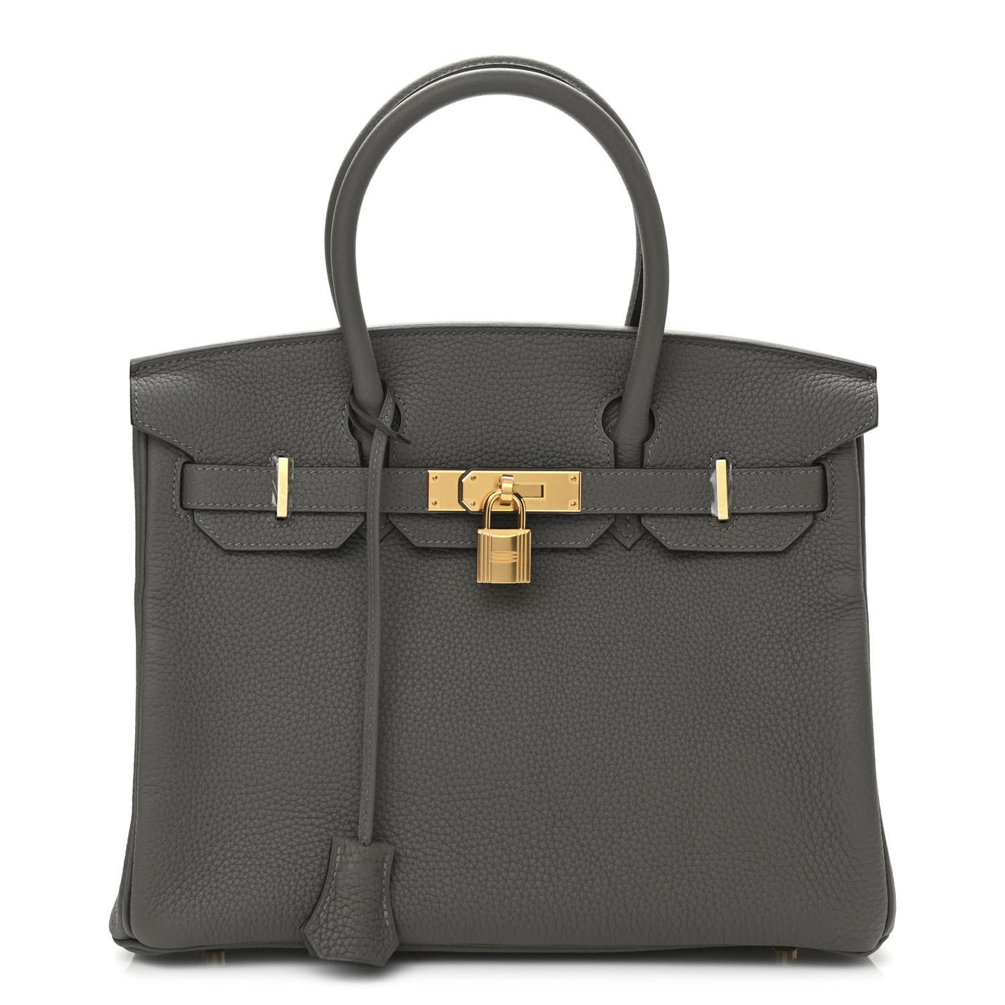 Taurillon Clemence Birkin 30 Gris Meyer