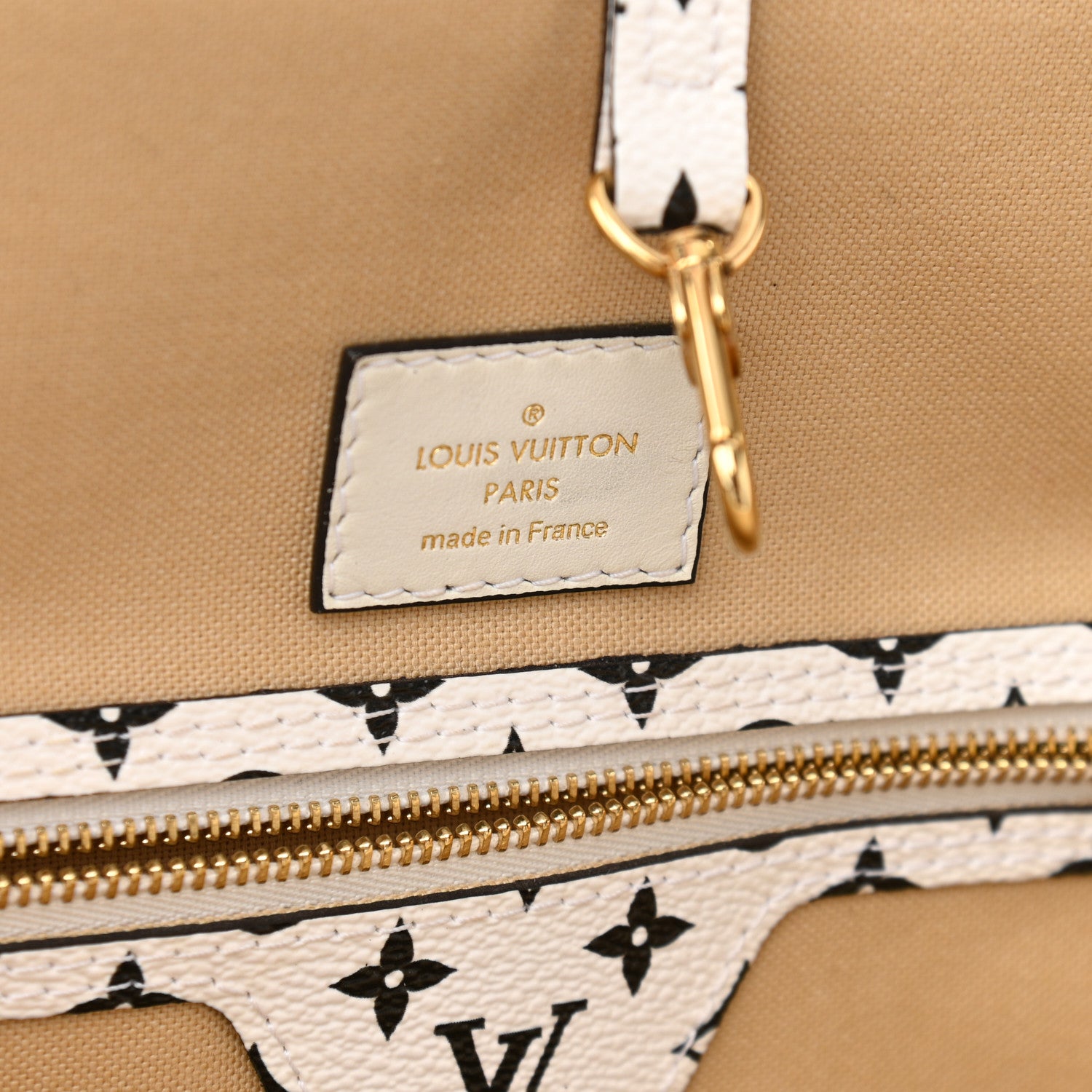 Louis Vuitton Monogram Giant Neverfull MM Kaki 9 of 15
