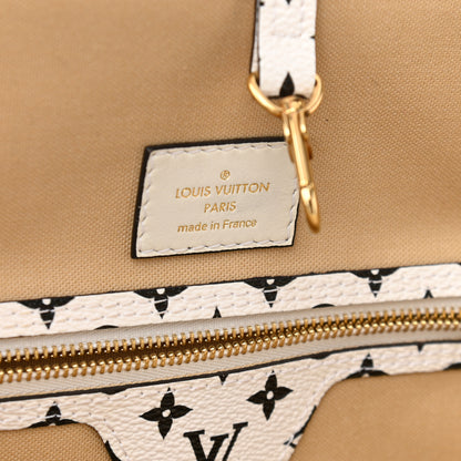 Louis Vuitton Monogram Giant Neverfull MM Kaki 9 of 15
