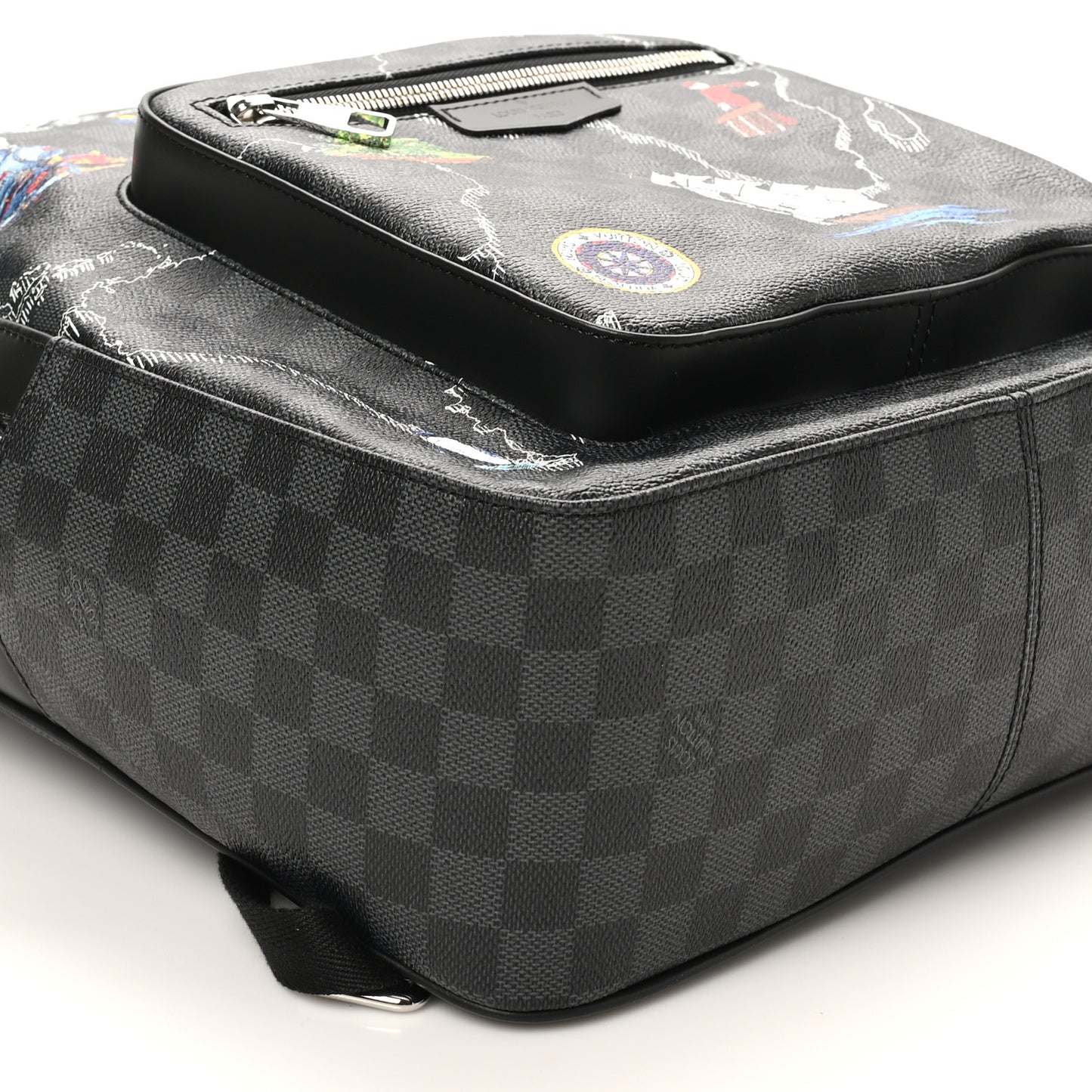 Damier Graphite World Map Josh Backpack