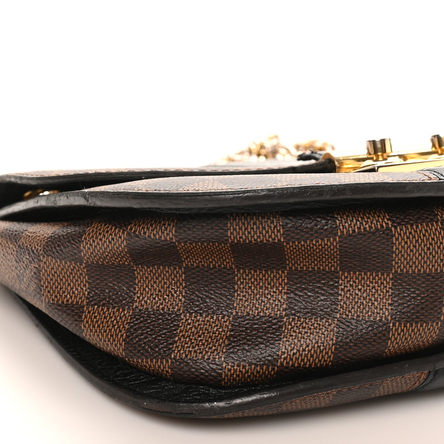 Louis Vuitton Damier Ebene Cuir Taurillon Wight Black 8 of 12