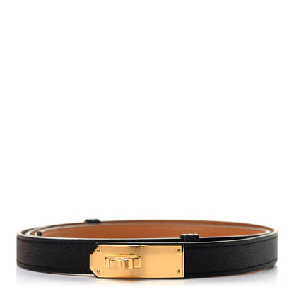 Hermes Epsom Kelly Belt Black 1 of 6