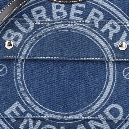 Burberry Denim Smooth Calfskin Mini Pocket Bag Blue 8 of 10