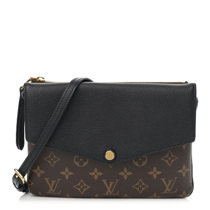 Louis Vuitton Monogram Twice Pochette Black 1 of 12