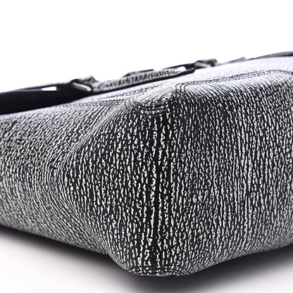 3.1 Phillip Lim 3.1 Textured Calfskin Large Pashli Satchel Black Cream 8 of 9