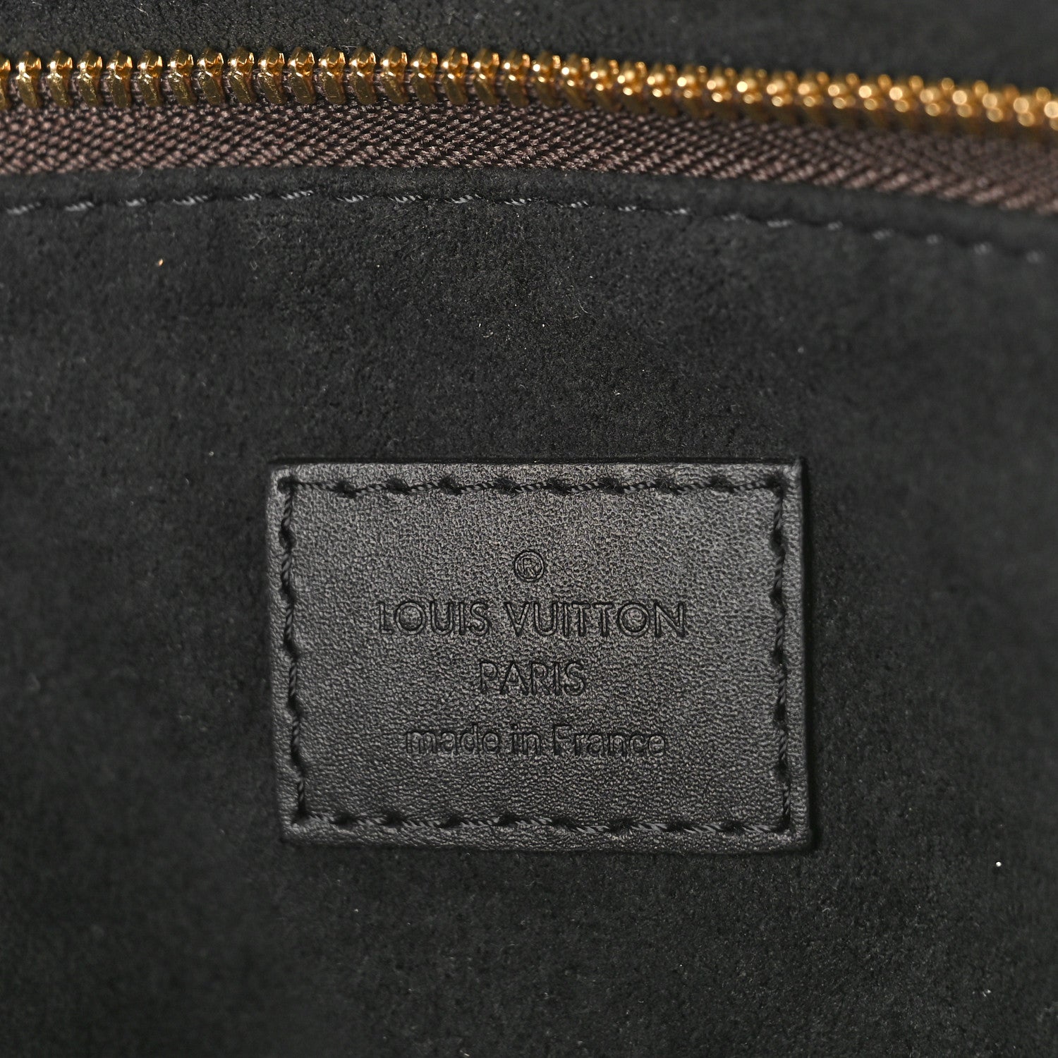 Louis Vuitton Monogram Flower Zipped Tote MM Black 6 of 9