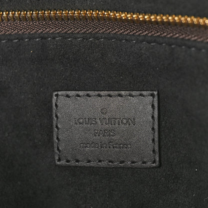 Louis Vuitton Monogram Flower Zipped Tote MM Black 6 of 9
