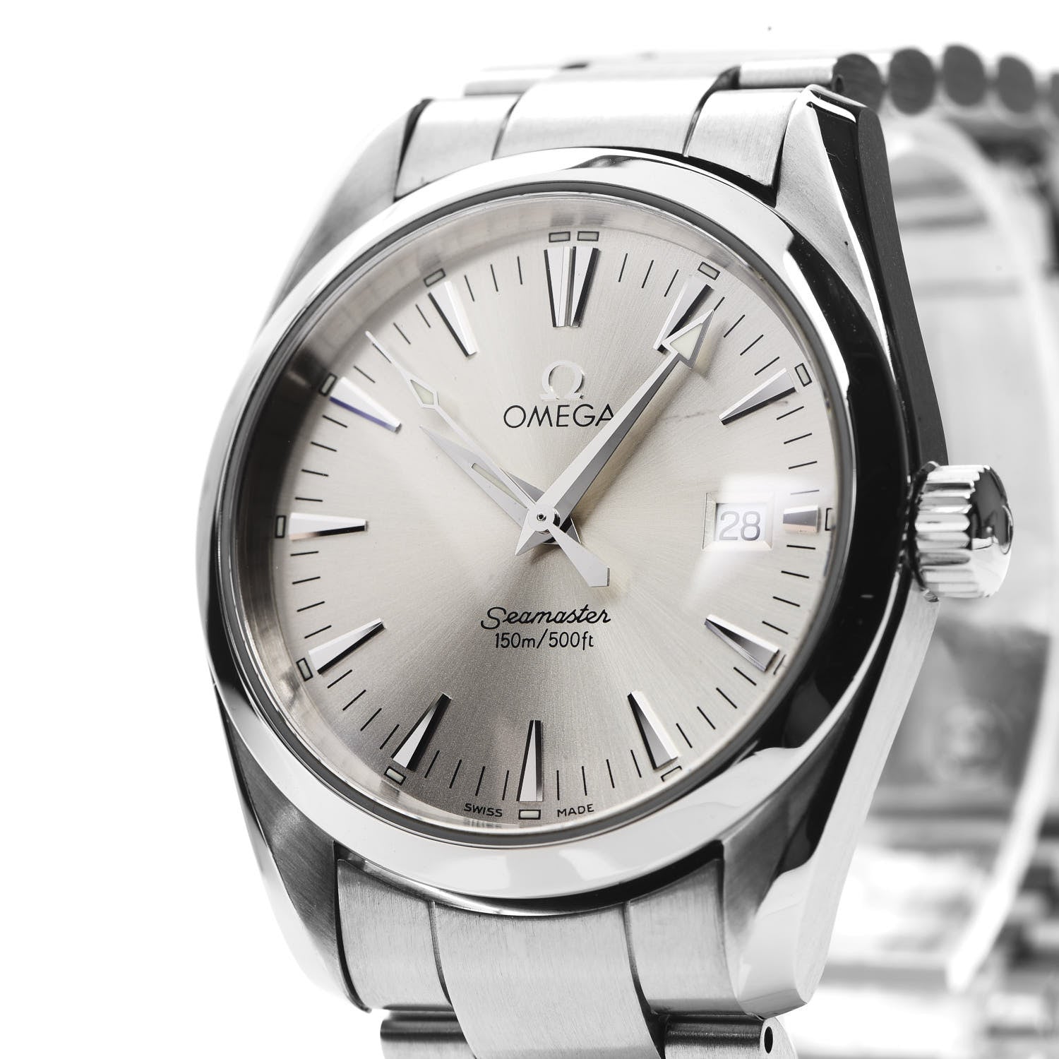 Omega Stainless Steel 36mm Seamaster Aqua Terra Quartz Watch 2518.30.00 7 of 8