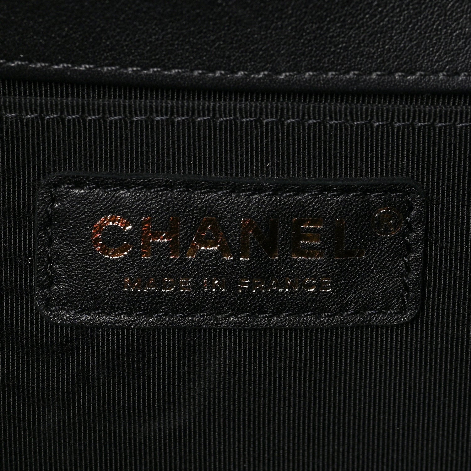 Chanel Calfskin Chevron Quilted Medium Boy Flap Black 6 of 8