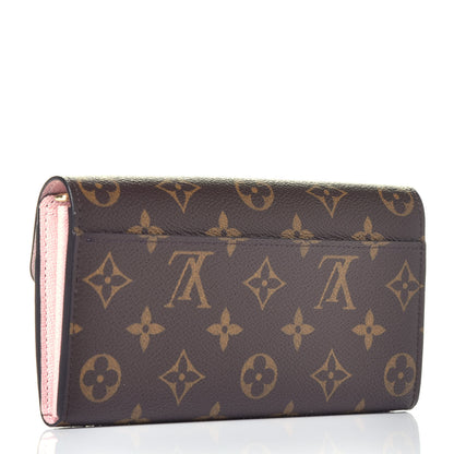 Louis Vuitton Monogram Sarah Wallet NM Rose Ballerine 3 of 7