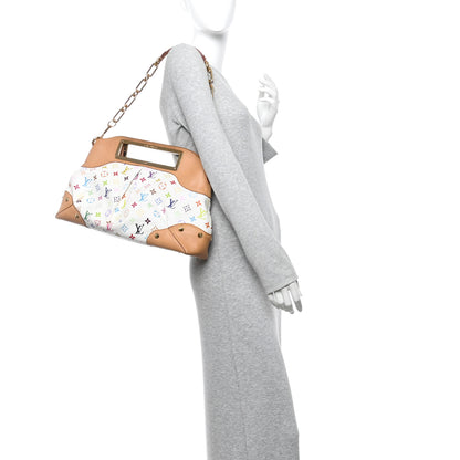 Louis Vuitton Monogram Multicolor Judy GM White 2 of 10