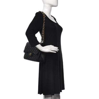 Chanel Caviar Quilted Jumbo Double Flap Black 2 of 12