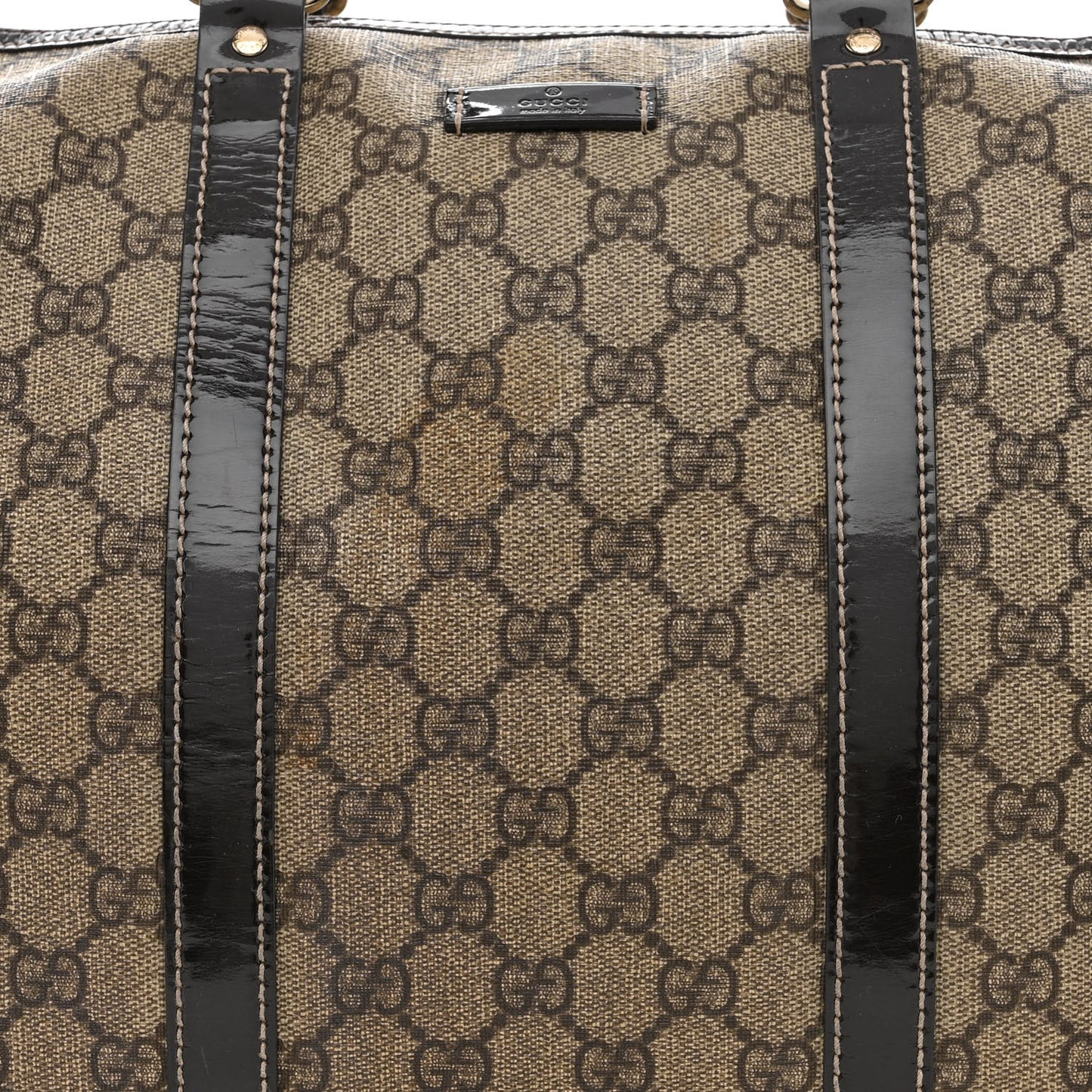 GG Plus Monogram Medium Joy Boston Dark Brown