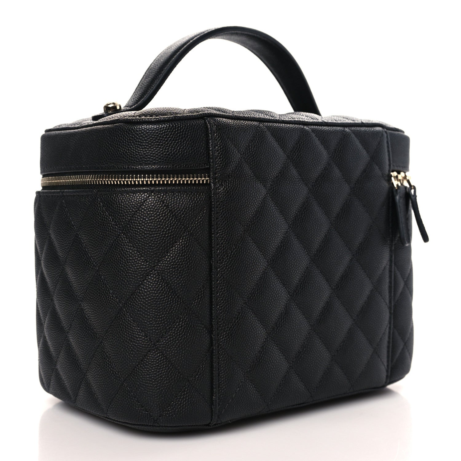 Chanel Caviar Quilted Large Vanity Pouch Black 4 of 12