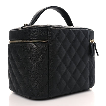 Chanel Caviar Quilted Large Vanity Pouch Black 4 of 12