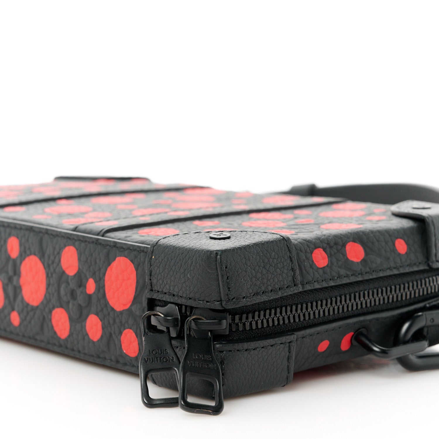 Louis Vuitton LV X YK Taurillon Monogram Soft Trunk Wallet Black Red 9 of 9