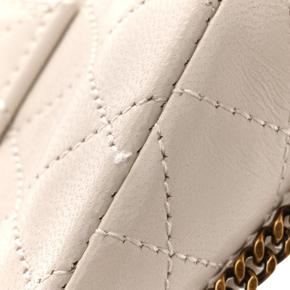 Saint Laurent Lambskin Quilted Gaby Phone Holder Crossbody Crema Soft 12 of 13