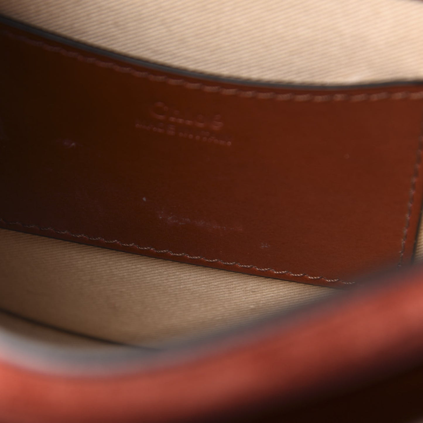 Calfskin Small Tess Bag Sepia Brown