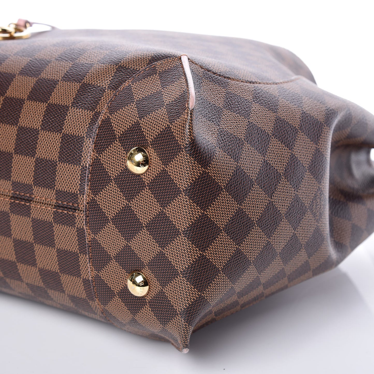 Damier Ebene Caissa Hobo Rose Ballerine