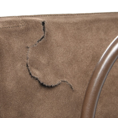 Saint Laurent Suede Large Sac De Jour Carryall Military Brown 9 of 18