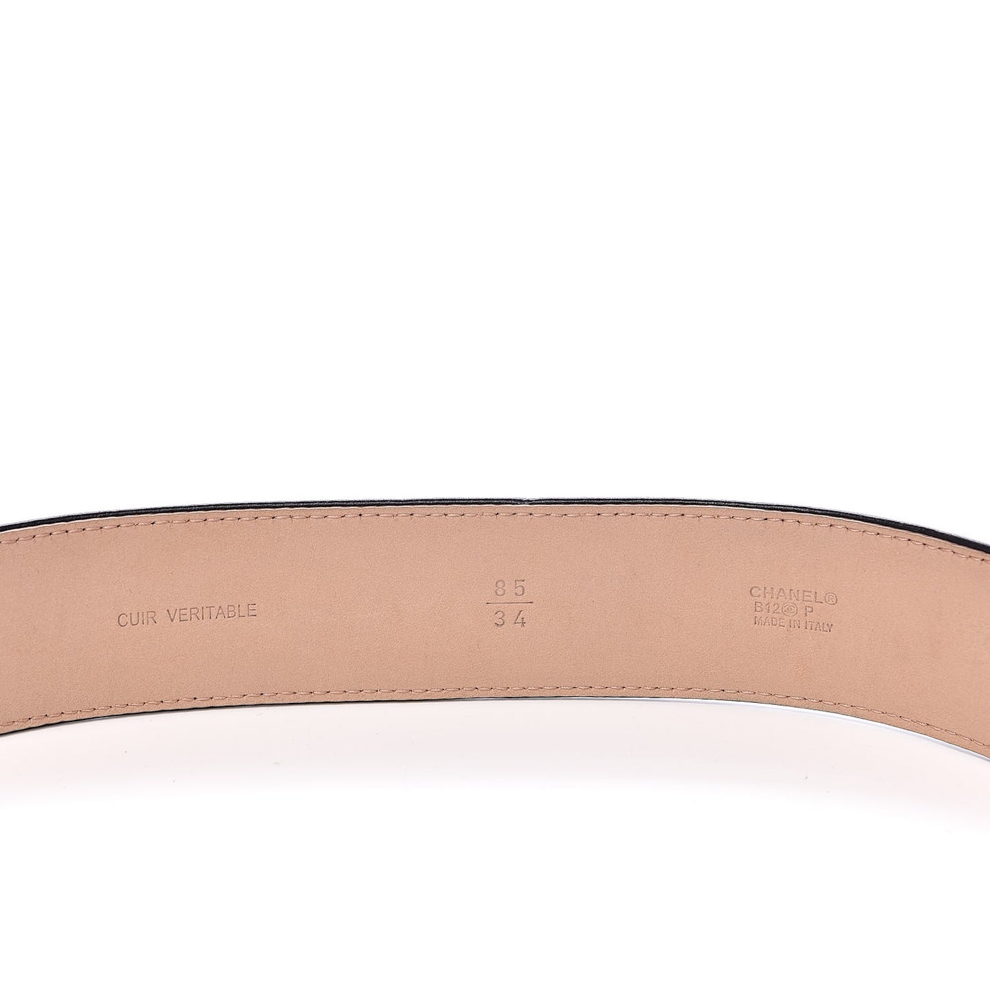 Lambskin Lucky Charms CC Belt 85 34 Black