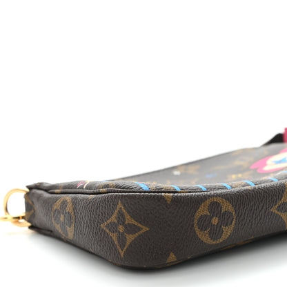 Louis Vuitton Monogram 2020 Christmas Animation Roller Coaster Mini Pochette Accessories Pivoine 8 of 9