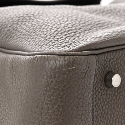 Hermes Taurillon Clemence Verso Lindy 34 Etain Bleu Indigo 11 of 15