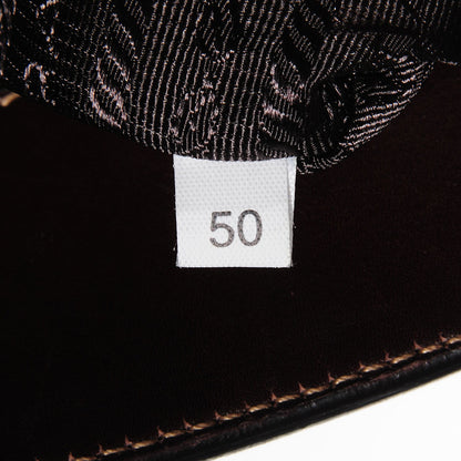 Prada Jacquard Logo Shoulder Bag Bruciato 6 of 11