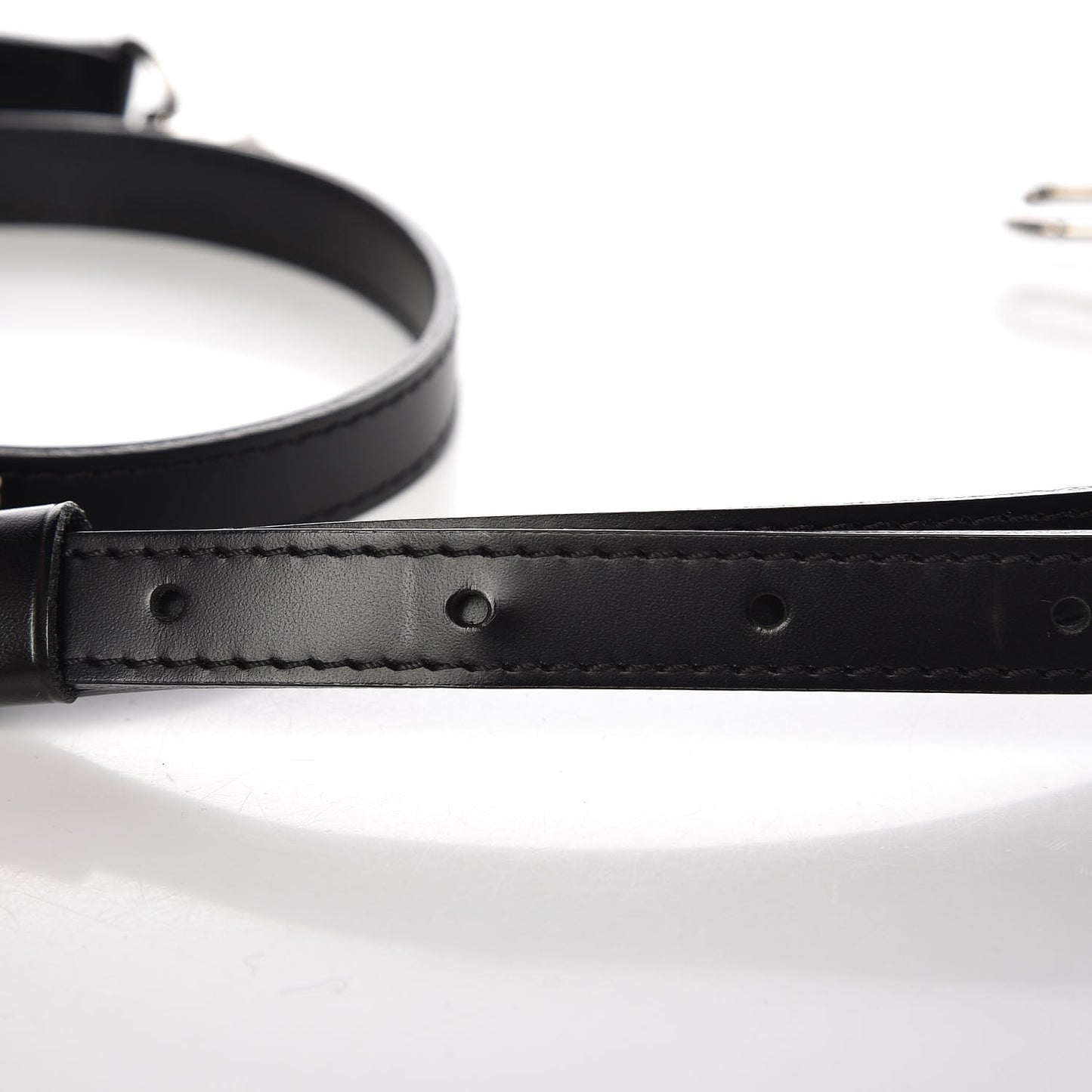 Calfskin 16mm Adjustable Shoulder Strap Black