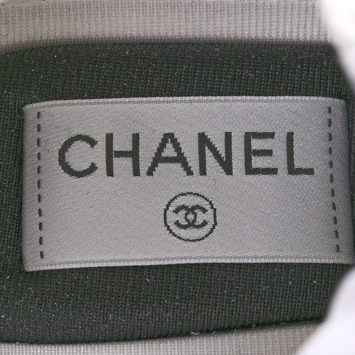 Chanel Fabric Laminated Calfskin Stretch CC Womens Sneakers 37 White Silver 8 of 10