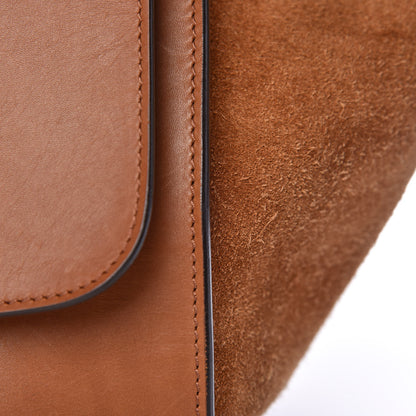 Celine Natural Calfskin Suede Medium Trapeze Tan 28 of 28