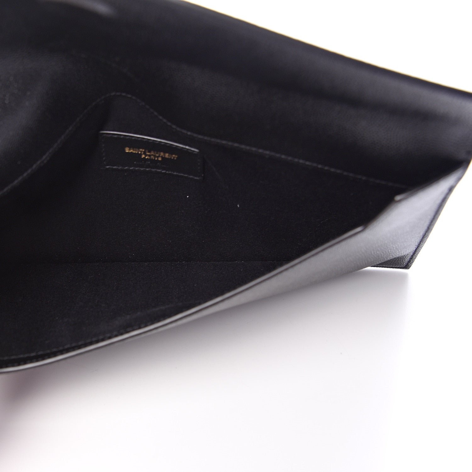 Saint Laurent Grain De Poudre Uptown Pouch Black 4 of 7